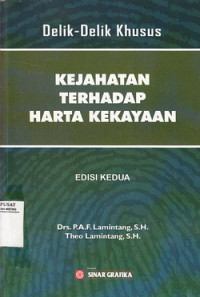 Image of delik-delik khusus terhadap harta kekayaan