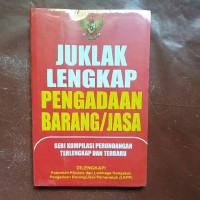 Image of juklak lengkap pengadaan barang / jasa
