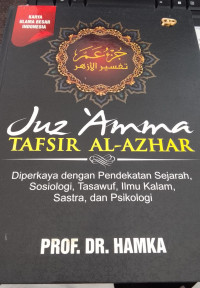 Image of juz \'amma tafsir al-azhar