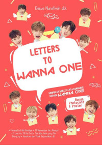Image of letters to wanna one