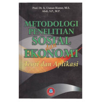 Image of metodologi penelitian sosial dan ekonomi