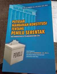 Image of putusan mahkamah konstitusi tentang pemilu serentak